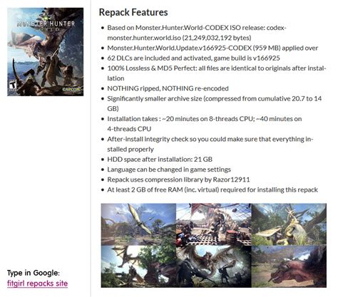 monster hunter world crackwatch